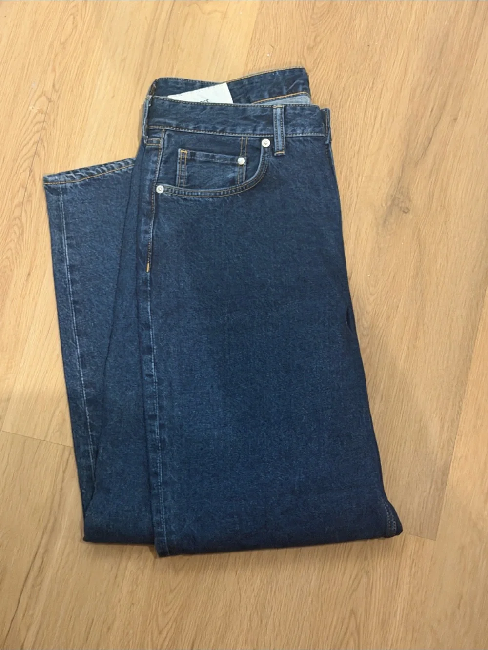 H&M Men's Straight Jeans in Indigo Blue